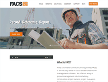 Tablet Screenshot of facsware.com